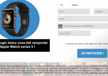 Jeu Logic-Immo : Apple Watch, Iphone 11 et Console PS4 à gagner!