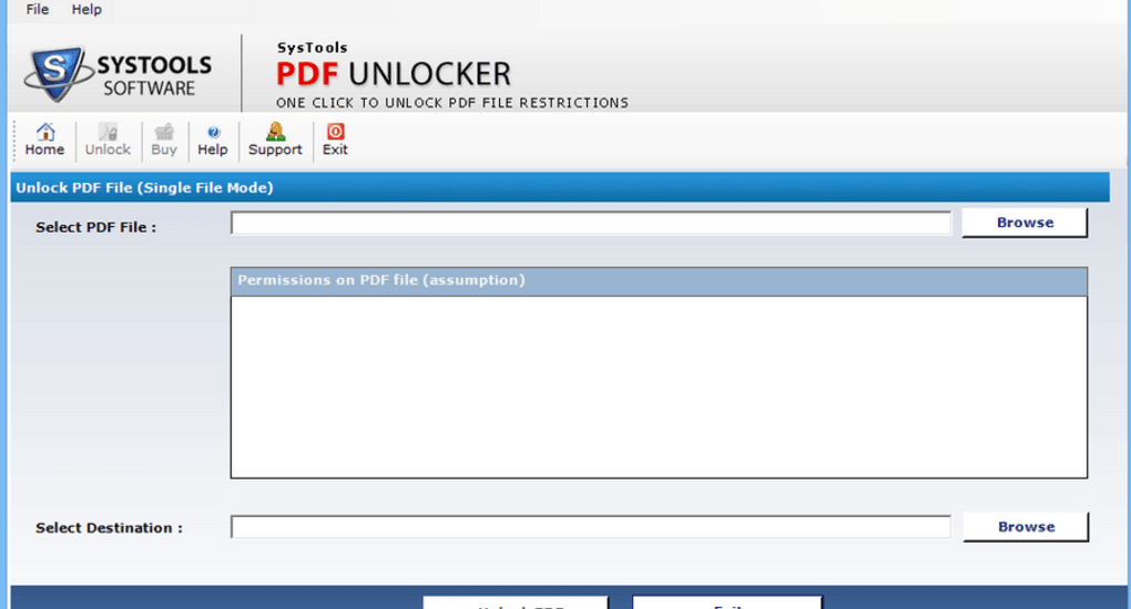 PDF Unlocker pour supprimer une protection ou un mot de passe sur PDF