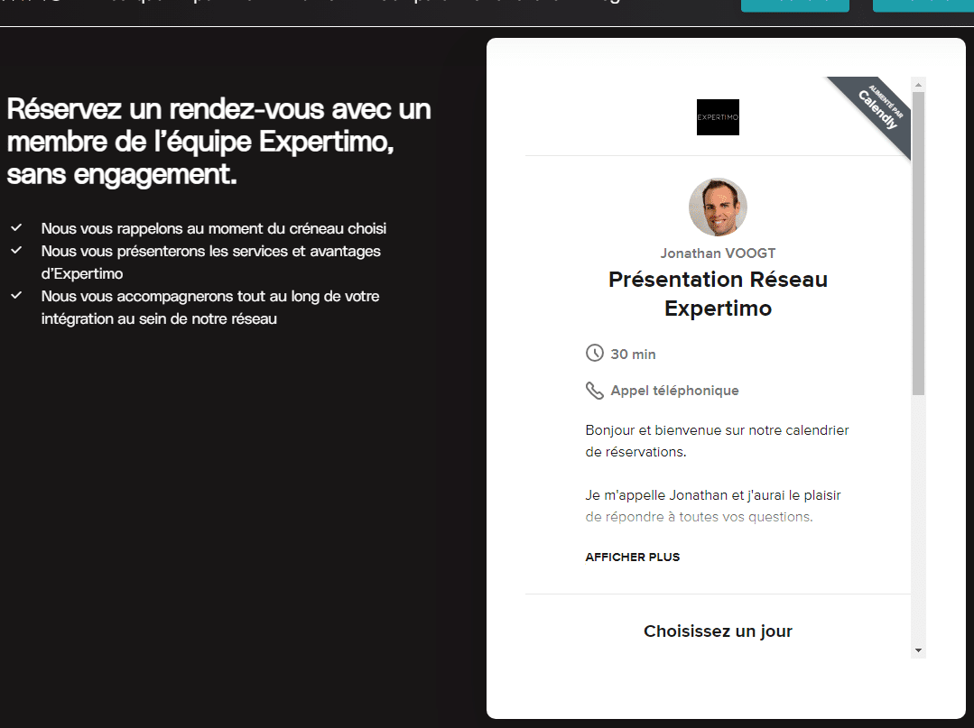 rendez vous expertimo avec Jonathan Voogt